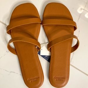 Abercrombie and Fitch Brown Strappy Sandals